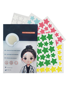 Patchs Hydrocolloïdes Anti-Boutons Pimple Master, Formes Personnalisées, Étoiles Colorées, Patchs pour l'Acné - Product Image 1