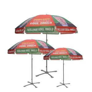 Best Selling Promotion Printed Big Outdoor Sun Beach Umbrella