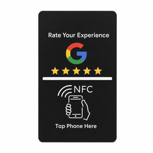 SXNFC Soporte para Reseñas de Google, Tarjeta NFC 213 215 F08 Resistente al Agua para Ins/<span class=keywords><strong>Facebook</strong></span>/Yelp/Tripadvisor Restaurante - Product Image 1