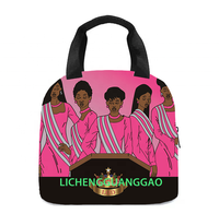 Sac à déjeuner portable TLOD Sorority TOP LADIES of DISTINCTION, sacs à déjeuner réutilisables pour le bureau, le travail et les voyages