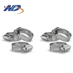 Manufacturer High Heat Resistant Ms 27mm To 35 Mm Double Bolt Clip Lock Stainless Steel Hose Clamp