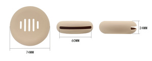 Silicone Makeup Sponge Holder Travel Case, Breathable Beauty Sponge Bag, Washable Portable Cosmetic Tool Bag with Custom Logo - Product Image 2