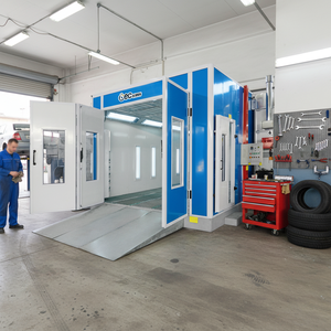 Cabine de <span class=keywords><strong>peinture</strong></span> électrique chauffante OBC 2026, nouveau modèle, avec éclairage latéral LED, unité d'apport d'air avec filtre supérieur pour atelier de <span class=keywords><strong>carrosserie</strong></span> - Product Image 6