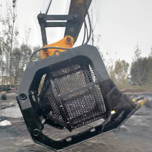 Rotary Screening <strong>Bucket</strong> for Scrap Metal Removal Debris Excavation and <strong>Fill</strong> Hydraulic Screening <strong>Bucket</strong> Screens Out Soil Debris - Product Image 6