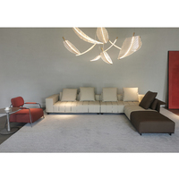 Leichte Luxus minimalist ische modulare Schnitts ofa Wohnzimmer möbel große Wohnung Hotel möbel Interieur VIP italienische Sofas