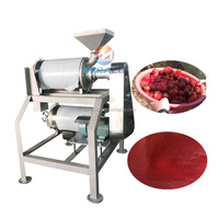 Machine à réduire en pâte à grande vitesse pour pamplemousses ananas tomate et sauce carotte faisant la machine électrique de presse-agrumes de pulpe de fruits