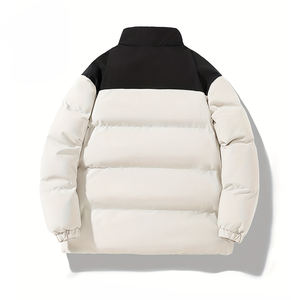 Latest Customized Streetwear Patchwork Puffer <b>Jacket</b> High Quality Warm Winter Waterproof Windproof Quick Dry Breathable <b>Packable</b> - Product Image 2