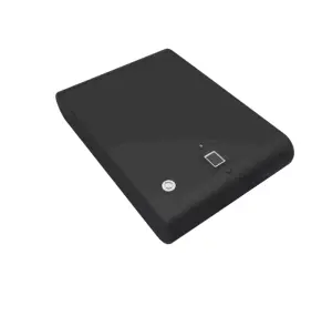 1 pc MOQ Hochs icherheit Finger abdruck elektronische Pistole sicher Metall Schmuck Schließfach - Product Image 1