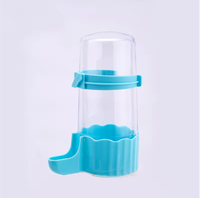 Distributeur d'eau automatique réutilisable en plastique Luby 240 ml avec mangeoire suspendue pour perroquets, accessoires pour cage, pour oiseaux de petite à grande taille