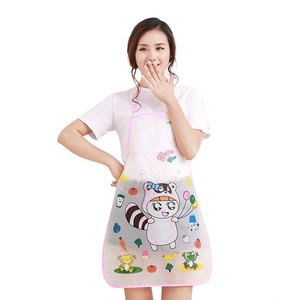 Delle Donne di modo Sveglio Blu Elefante Del Fumetto di Plastica In Pvc Impermeabile Grembiule Da Cucina Per La Cottura - Product Image 4