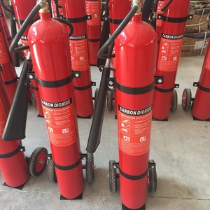 Vollgröße Feuerlöscher mit Rädern/Tragbar 100kg Trockenlöschpulver ABC Schaum <span class=keywords><strong>CO2</strong></span> Trolley Feuerlöscher Industrie-Brandschutzsystem - Product Image 3