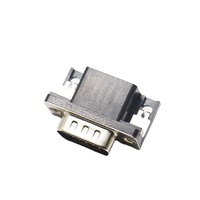 Échantillons gratuits D-SUB 15p 25pin prise femelle mâle DB 9P DB15P DB25P DB37P assemblages de câbles moulés droite Type 2 rangées pour ordinateur PCB