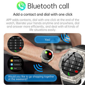 Montre connectée ECG CES Scientific Sleep Aid BT Call, mesure de la pression artérielle, <span class=keywords><strong>SOS</strong></span>, suivi sportif et santé, IP67, écran AMOLED 5.2 pouces, unisexe - Product Image 6