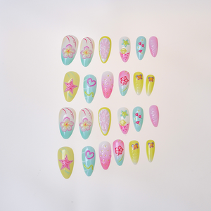 <span class=keywords><strong>Uñas</strong></span> postizas de acrílico con certificación Halal, diseño nuevo de proveedor de fábrica, para <span class=keywords><strong>verano</strong></span>, venta al por mayor, <span class=keywords><strong>uñas</strong></span> postizas <span class=keywords><strong>largas</strong></span> con diseño de mariposa - Product Image 3