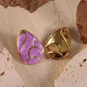 Pendientes de moda con diseño de flor y mariposa de cuatro hojas, embalaje seguro para exportación para mayoristas, diseño de seguridad, venta al por mayor mixta - Product Image 1