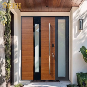 Style de pivot de porte d'entrée principale de <span class=keywords><strong>villa</strong></span> en aluminium forgé de sécurité de preuve de rouille avec <span class=keywords><strong>des</strong></span> lumières latérales pour <span class=keywords><strong>des</strong></span> villas de luxe - Product Image 5