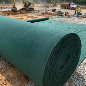Tissu géotextile imperméable <span class=keywords><strong>le</strong></span> <span class=keywords><strong>moins</strong></span> <span class=keywords><strong>cher</strong></span>, divers géotextiles, usine de fabrication de géotextiles, Shandong Huayi Engineering Materials Co - Product Image 1