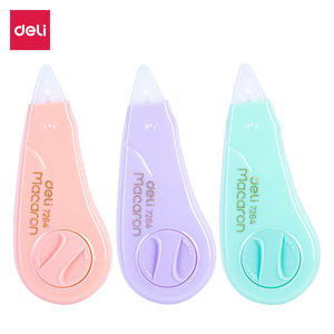 Correcteur de stylet Deli E7264 violet pour étudiant, avec une tenue élégante et abordable, portable et résistant aux chutes, pour l'élimination des erreurs de frappe. - Product Image 2