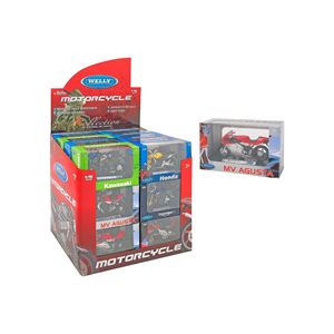 Motocicli stradali WELLY 1:18 assortiti - Product Image 1