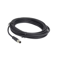 Cable Macho a Hembra de 4 Pines de 1m, 3m, Conector Impermeable de Alimentación M8, Conector Redondo Automotriz de 6 Pines