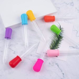 Usse หยดของเหลวปิเปตซิลิโคน5มล. แบบใสยาหยอดตาพร้อมปลายหลอดไฟสำหรับเด็ก - Product Image 5