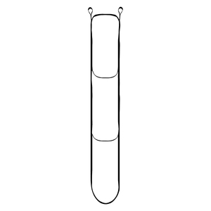 Corde d'escalade multifonctionnelle en nylon – Aide à l'escalade extérieure durable rouge-noirâtre avec support à deux/trois marches - Product Image 1