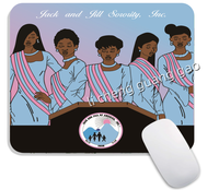 Tapis de souris carré personnalisé Iota Phi Lambda Sorority, base en caoutchouc antidérapante, accessoires informatiques, offre spéciale