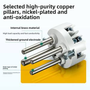 Conector Industrial Macho y <span class=keywords><strong>Hembra</strong></span> de 380V, <span class=keywords><strong>Enchufe</strong></span> Industrial de 220V, Conector Impermeable Trifásico de 3 Núcleos y 5 Orificios, 16/32A - Product Image 2