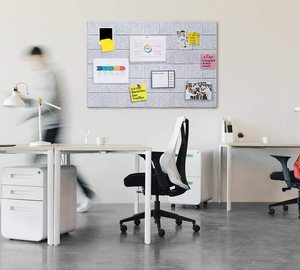 Giá bán buôn tường trang trí bảng thông báo vuông Polyester Pin Hội Đồng Quản Trị cảm thấy bảng thông báo cho văn phòng nhà cảm thấy gạch ốp tường - Product Image 6