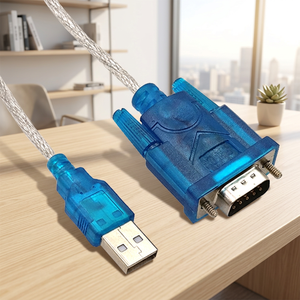 Cavo Adattatore USB a Seriale DB9 Plug-and-Play 80cm Tipo A Maschio Nuovo di Zecca - Product Image 2