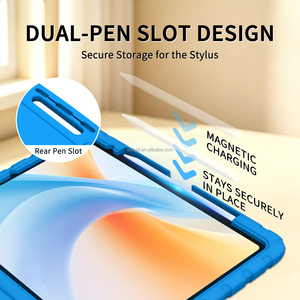 Coque universelle antichute pour tablette, étui de protection pour étudiants compatible <span class=keywords><strong>iPad</strong></span> Air 13 M2 M3 M4, <span class=keywords><strong>iPad</strong></span> <span class=keywords><strong>Pro</strong></span> 13 M4 M5 avec emplacement pour stylet - Product Image 2