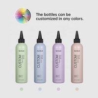Bouteilles Applicatrices à Pression en Plastique PET pour Huile Capillaire, Teinture, Peinture, Sauce avec Capuchon Distributeur Twistable 100ml 4 oz 500ml 8 oz 1000ml