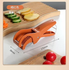 Dropshipping Shopify Kitchen Stainless Steel Fruit <b>Vegetable</b> Slicer <b>Multifunctional</b> Salad Prep Tool Easy Slice <b>Cutter</b> - Product Image 2