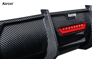 Diffuseur Karbel Style Kb Kit carrosserie sport en fibre de carbone sèche personnalisé Splitter Becquet arrière Diffuseur pour <span class=keywords><strong>Audi</strong></span> A7 S7 C8 2018 2023 - Product Image 3