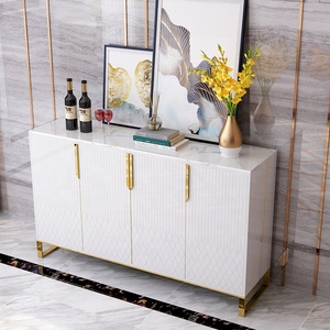 Moderno Buffet di Lusso in Legno Bianco <span class=keywords><strong>per</strong></span> Soggiorno con Struttura in Legno Massello - Product Image 3