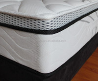 Bedrumours hôtel «literie» «double» «questions» 4d tissu bambou Latex matelas de lit indépendant à ressort