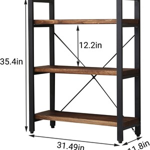 Wooden Multi Layer Storage Rack 80x30x90cm Durable Standing <b>Shelf</b> For Living Room <b>Bedroom</b> Kitchen Bookshelf - Product Image 3