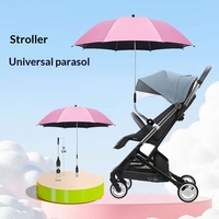 Parasol de poussette pour enfants avec protection UV, tissu en nylon 190T, pliable et respirant pour les promenades des enfants