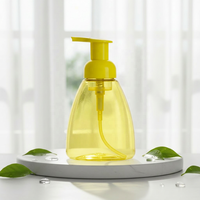 Bouteille en plastique PET transparente de 250 ml et 300 ml, imprimée à l'écran, pour mousse, désinfectant pour les mains, nettoyant visage, pompe à mousse, savon liquide