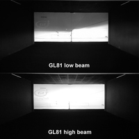 Golongtech-faros Led H4 para coche, bombillas led h4 de 130w, 65w, 6000k, 6500k, 2pies, 130w
