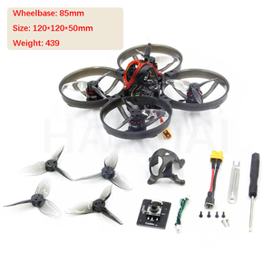 Rangka Drone Mobula8 85mm Brushless Whoop Cocok untuk Motor 702/703/802/1102 dengan Dudukan <span class=keywords><strong>3</strong></span> Lubang dan Motor 1002/1102/1103 dengan Dudukan 4 Lubang - Product Image 5