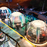 Winter Outdoor Full House Polycarbonate Igloo Dome Home avec aluminium pour les tentes d'exposition commerciale