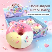 Jouet anti-stress promotionnel de Noël le plus vendu : Donut croustillant, Macaron, Patte de chat, Jouet sensoriel à presser
