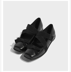 Bailarinas de corte profundo para mujer, ligeras e informales, con un botón de cierre, punta redonda, estilo moderno. - Product Image 2