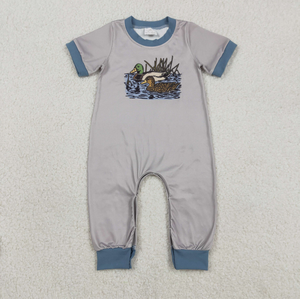 ชุดรอมเปอร์แขนสั้นลายเป็ดสำหรับเด็กผู้ชาย - Product Image 6