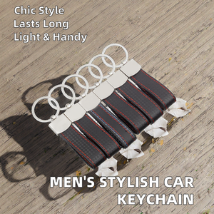 Portachiavi Premium da Uomo a Tema <span class=keywords><strong>Auto</strong></span> in Lega di Zinco e Ottone, Resistente, in Pelle Leggera, Stile Europeo, Design Accessorio <span class=keywords><strong>Auto</strong></span> - Product Image 2