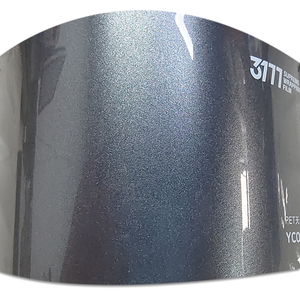 Wrapmaster 5x56ftm voiture Wrap brouillard nuage gris brillant métallique vinyle PET support UV preuve anti-rayures PVC matériel - Product Image 6