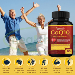 Tiêu đen Resveratrol co Q10 CoQ10 phức tạp viên nang OEM chăm sóc sức khỏe bổ sung ubiquinone Coenzyme Q10 viên nang - Product Image 5