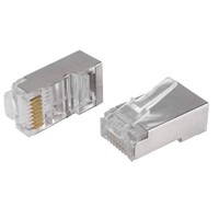 Connecteur RJ45 CAT6 TF1013D 8P8C à contact en cuivre, coupleur de câble Ethernet PC, tête cristalline pour communication réseau, garantie 1 an
