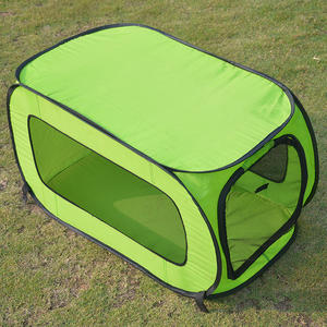 Faltbares Haustier zelt Hunde käfig Laufs tall Zaun Welpen Zwinger Haustier Katze Hund Spiel zelte Tunnel Rechteckige atmungsaktive Hunde Tragbares Haus - Product Image 6